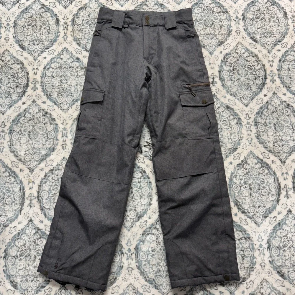 Firefly Aquabase Snow‎ Pants Grey Snow boarding Skiing  Cargo Lined